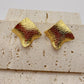 Emma Pick 18K Gold Plated Vintage Geometric Stud Earrings